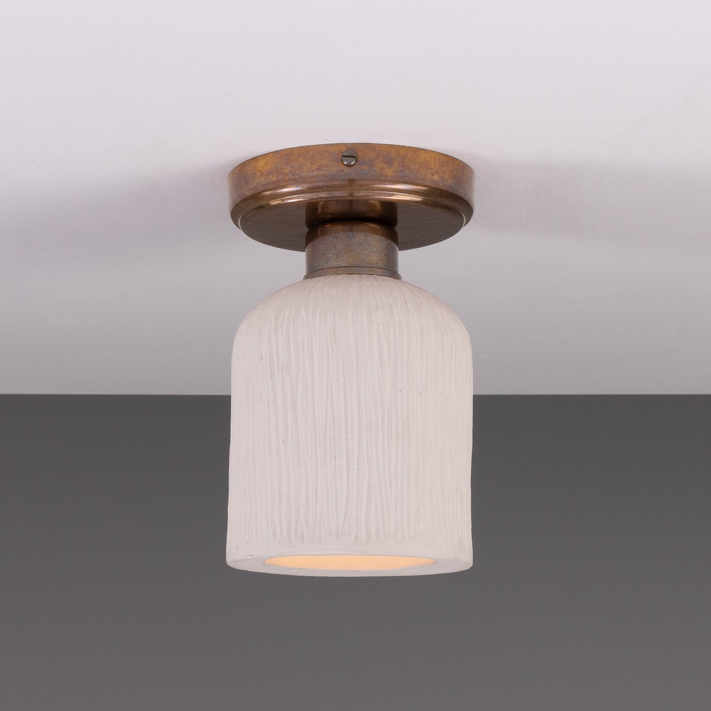 Plafonnier Osier en céramique organique 11,5 cm