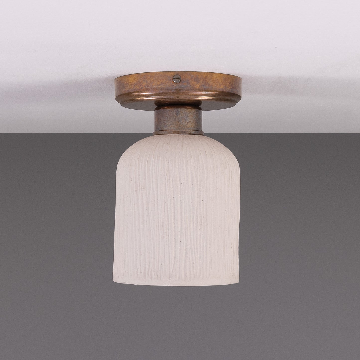 Plafonnier Osier en céramique organique 11,5 cm
