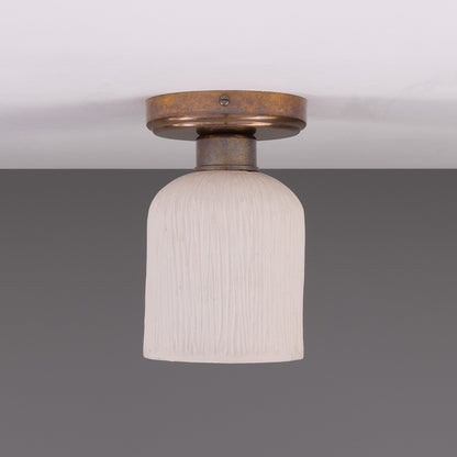 Plafonnier Osier en céramique organique 11,5 cm