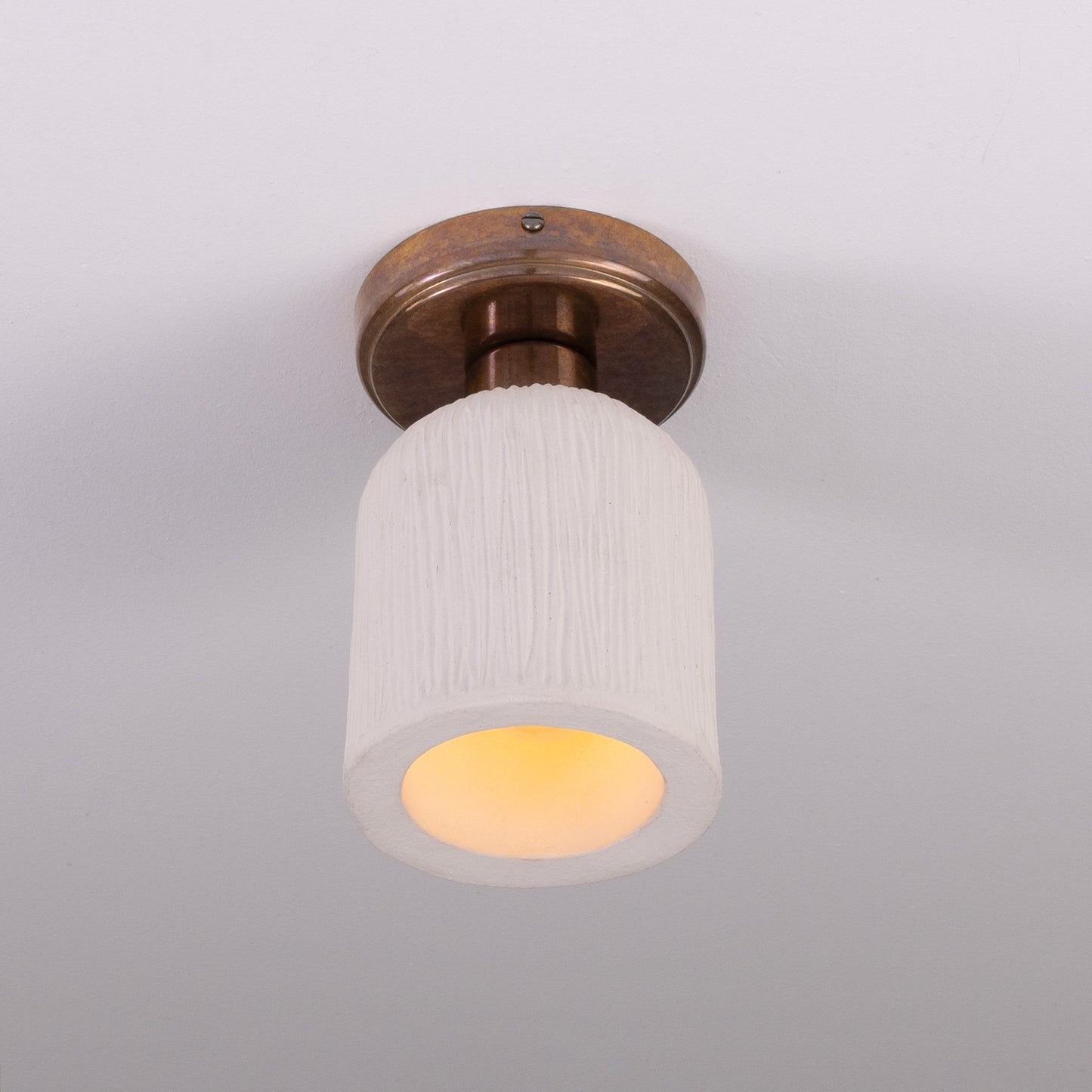 Plafonnier Osier en céramique organique 11,5 cm