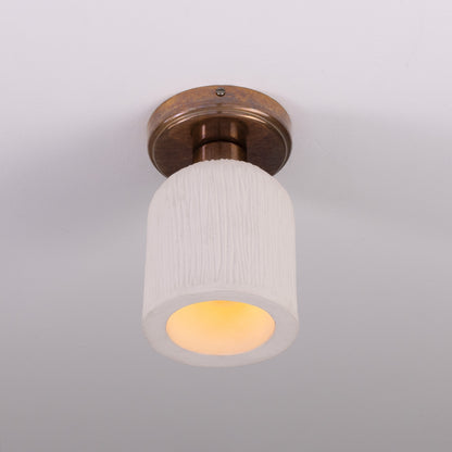 Plafonnier Osier en céramique organique 11,5 cm