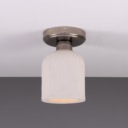 Plafonnier Osier en céramique organique 11,5 cm