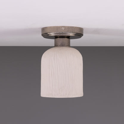 Plafonnier Osier en céramique organique 11,5 cm