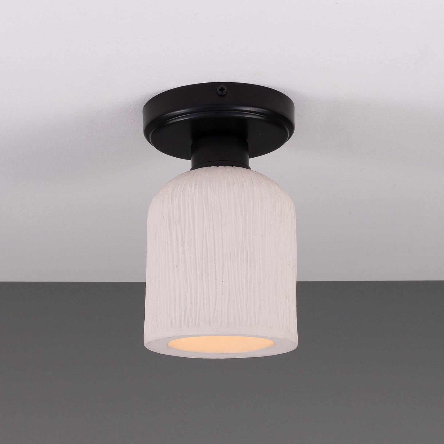 Plafonnier Osier en céramique organique 11,5 cm