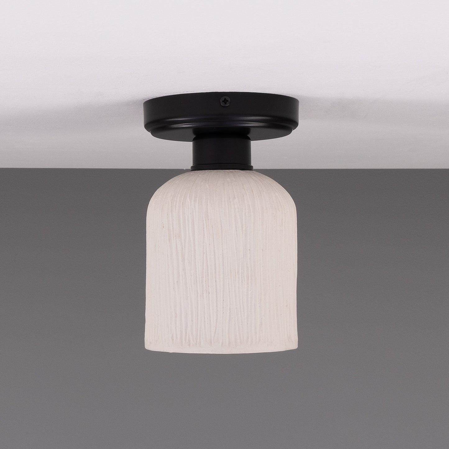 Plafonnier Osier en céramique organique 11,5 cm
