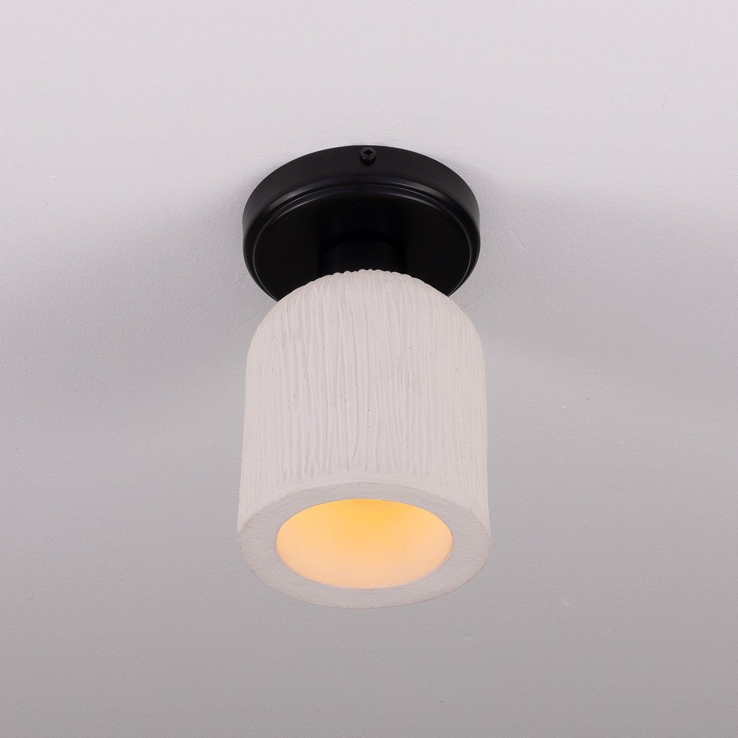 Plafonnier Osier en céramique organique 11,5 cm