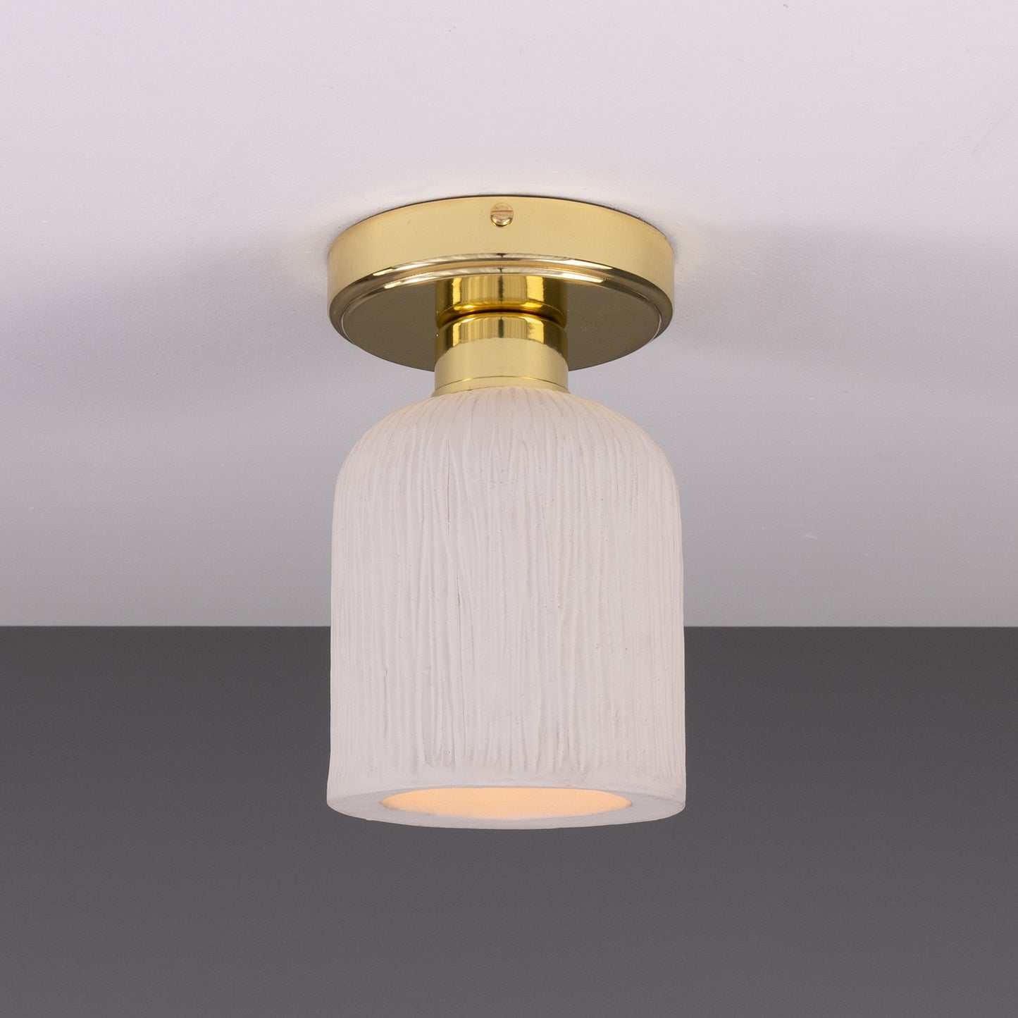 Plafonnier Osier en céramique organique 11,5 cm