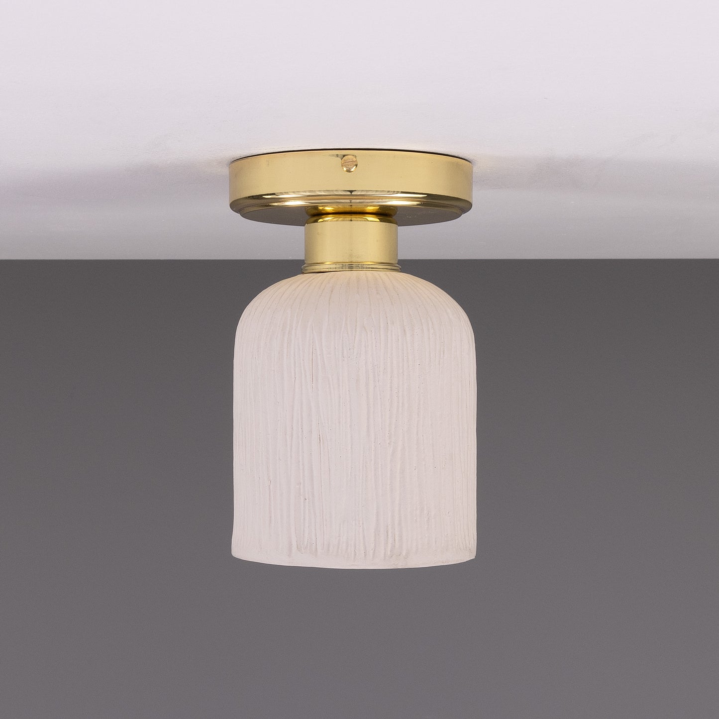 Plafonnier Osier en céramique organique 11,5 cm