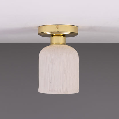 Plafonnier Osier en céramique organique 11,5 cm