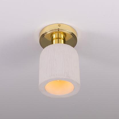 Plafonnier Osier en céramique organique 11,5 cm
