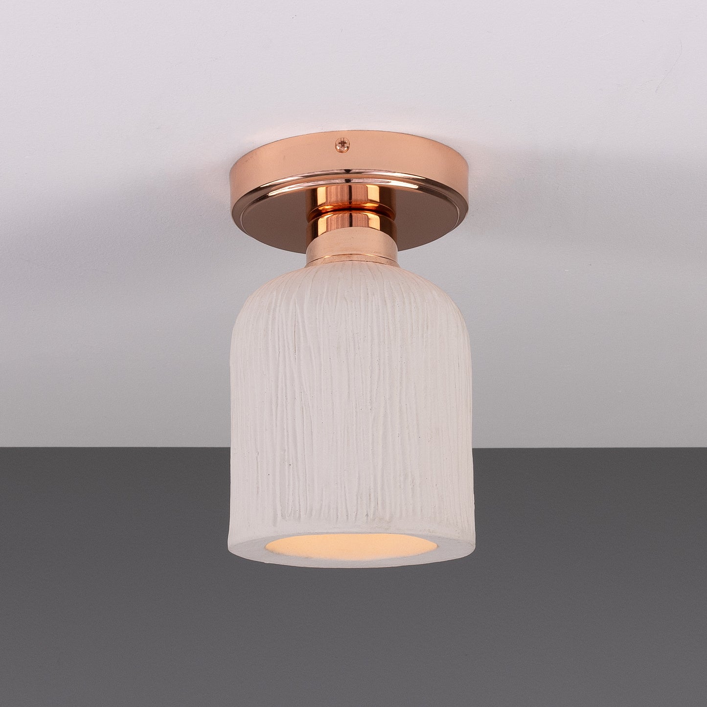 Plafonnier Osier en céramique organique 11,5 cm
