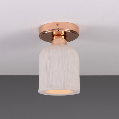 Plafonnier Osier en céramique organique 11,5 cm