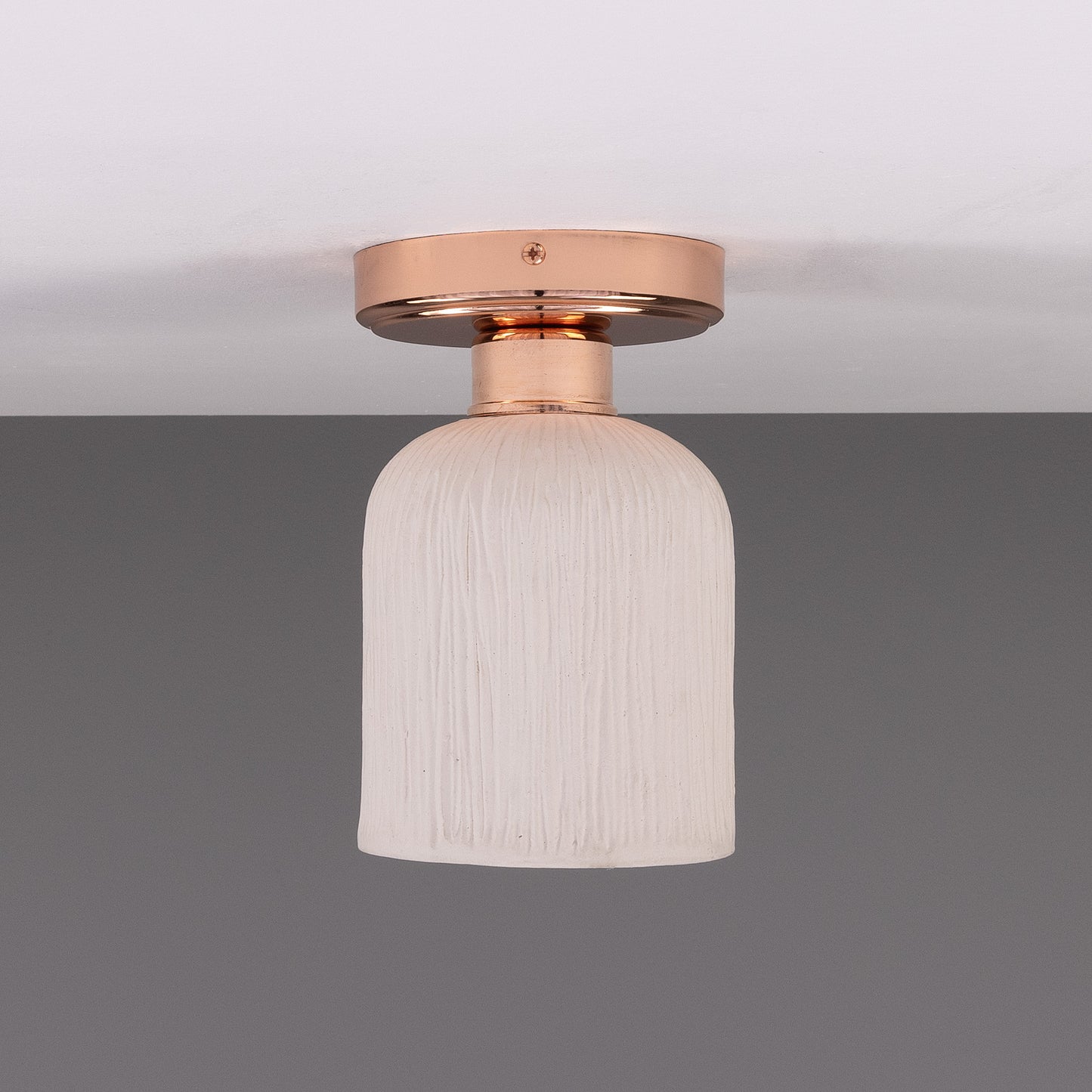 Plafonnier Osier en céramique organique 11,5 cm