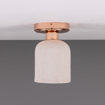 Plafonnier Osier en céramique organique 11,5 cm