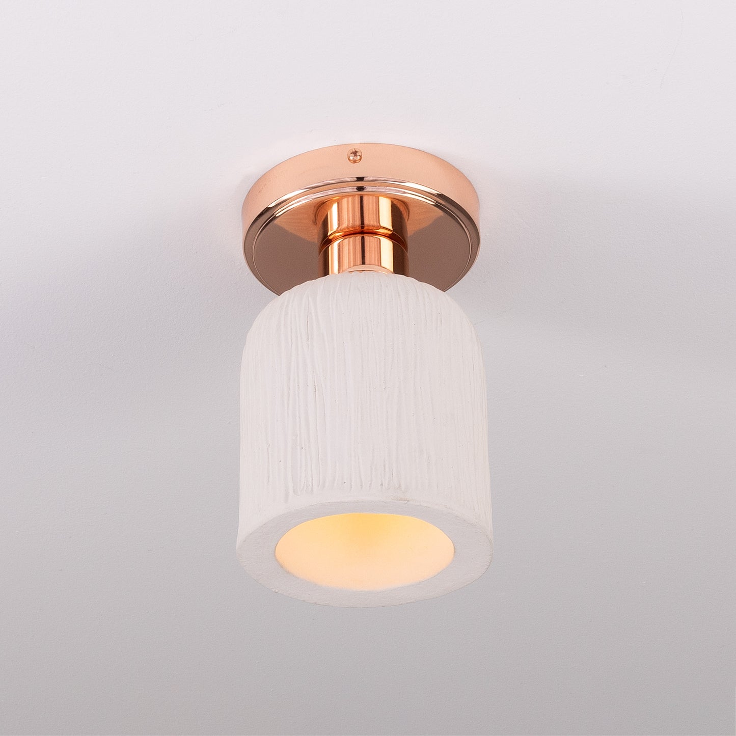 Plafonnier Osier en céramique organique 11,5 cm