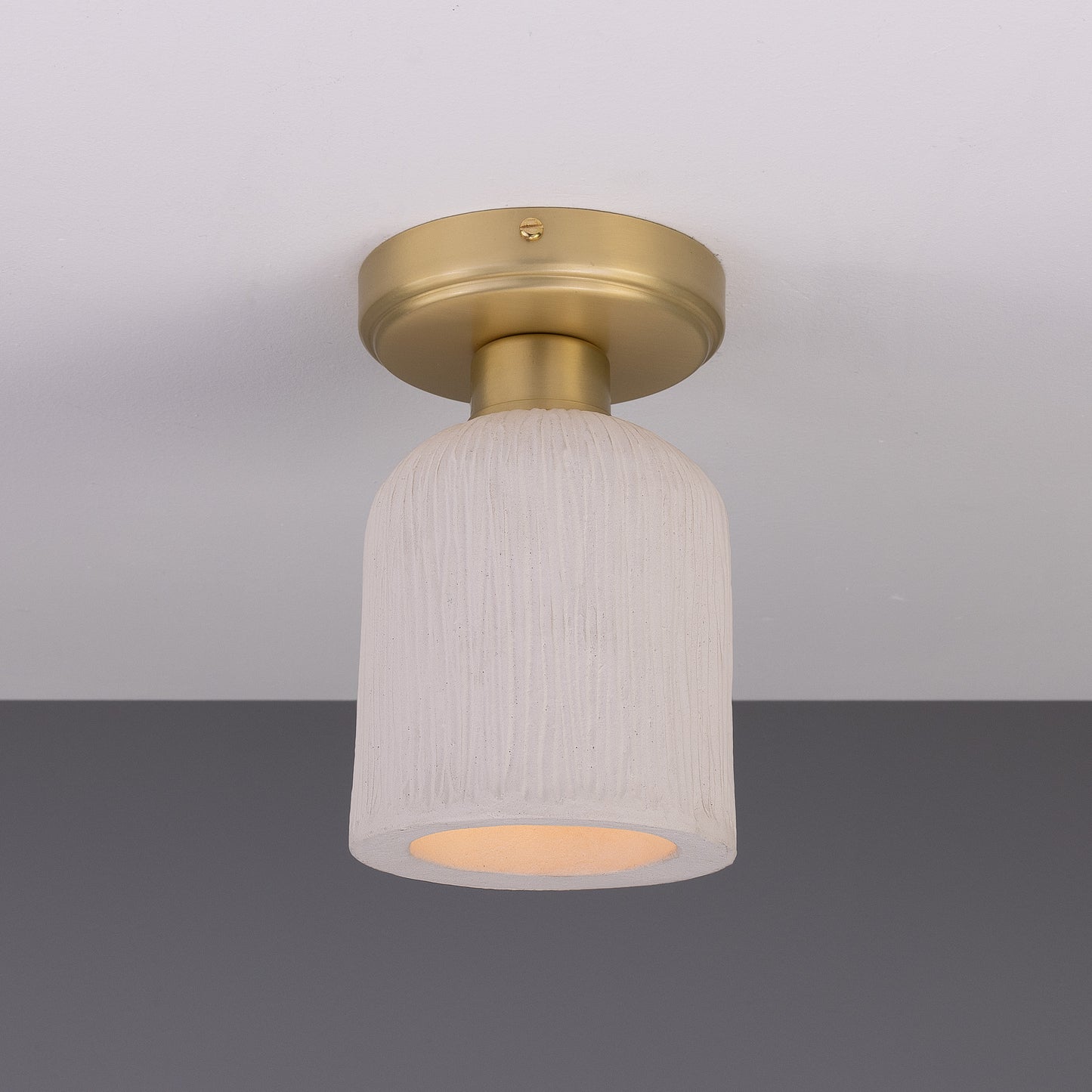 Plafonnier Osier en céramique organique 11,5 cm