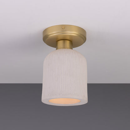 Plafonnier Osier en céramique organique 11,5 cm