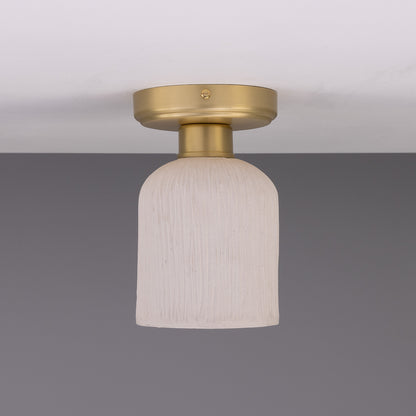 Plafonnier Osier en céramique organique 11,5 cm
