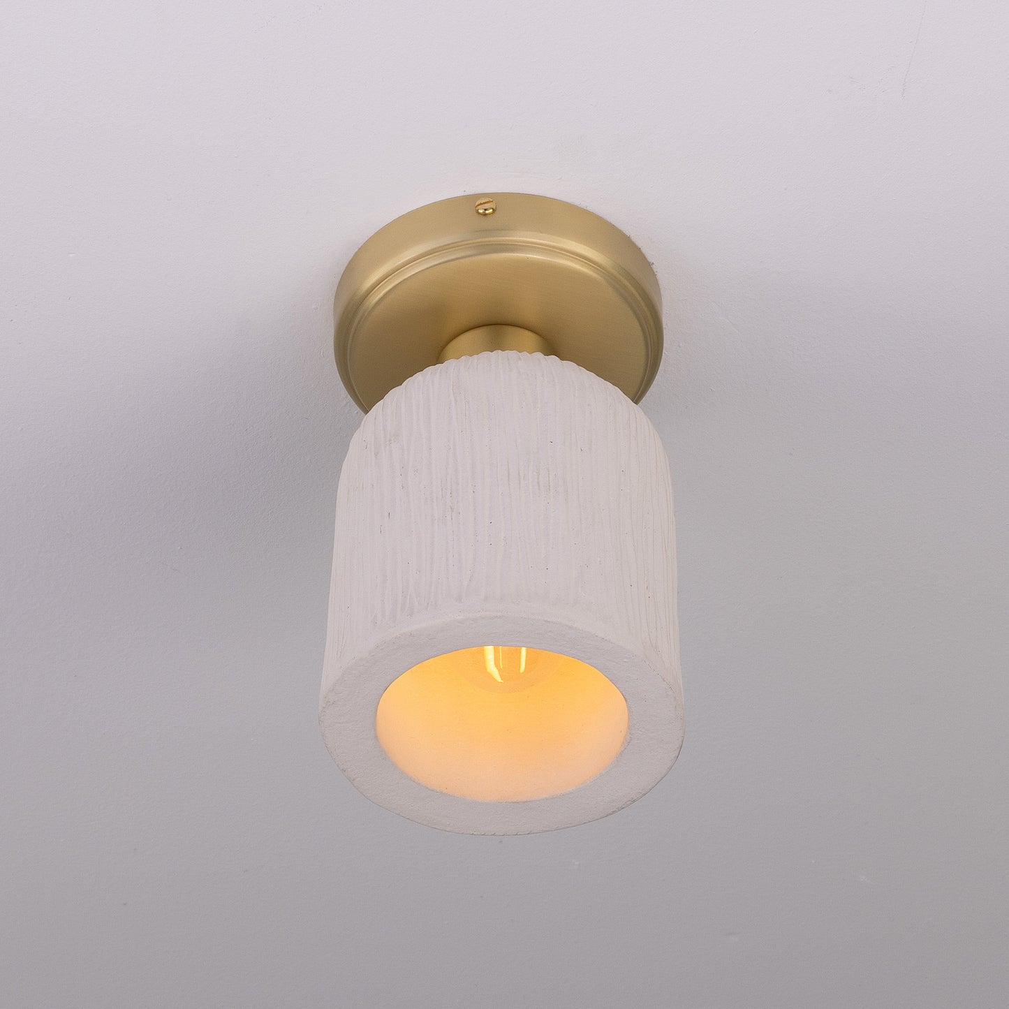 Plafonnier Osier en céramique organique 11,5 cm