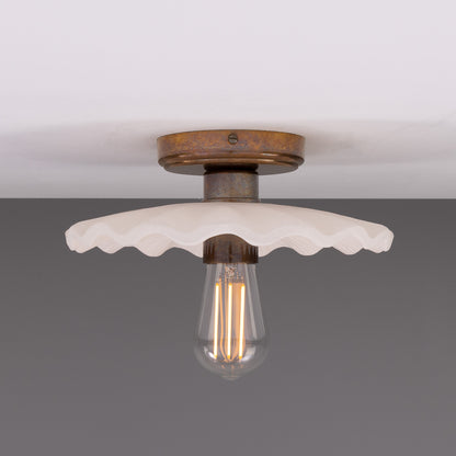 Kapok Organic Ceramic Ceiling Light 27cm