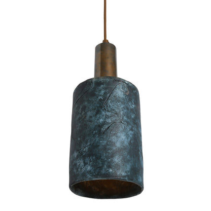 Senna Organic Ceramic Cylinder Pendant Light 12cm