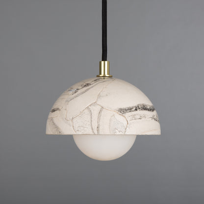 Suspension Ferox en petit dôme céramique 14 cm