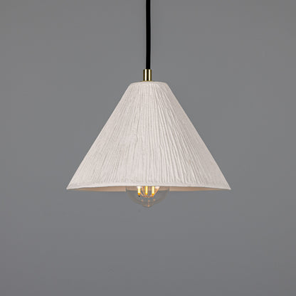 Tilia Organic Ceramic Cone Pendant Light 28cm