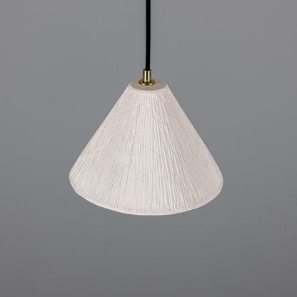 Tilia Organic Ceramic Cone Pendant Light 28cm