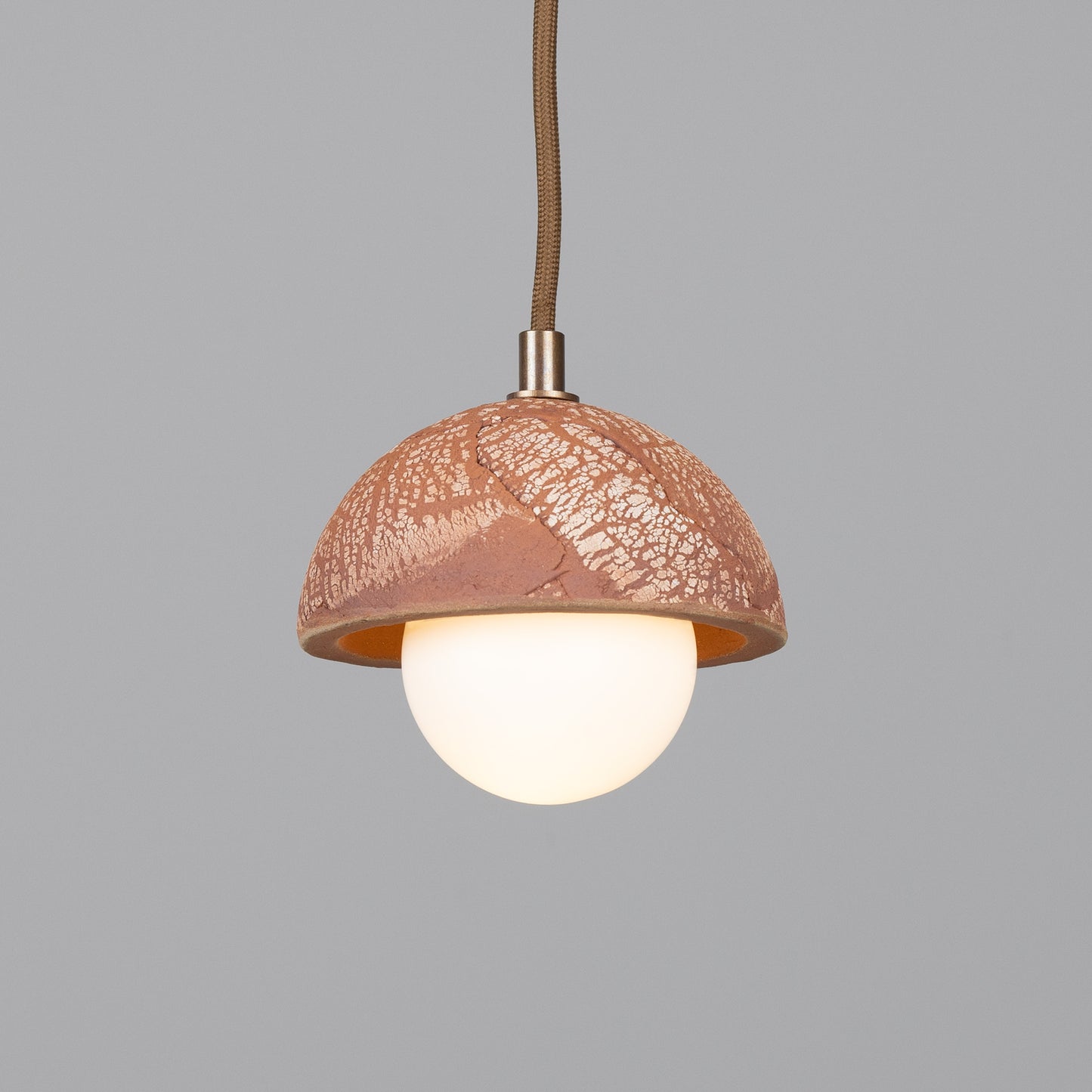 Suspension Ferox en petit dôme céramique 14 cm