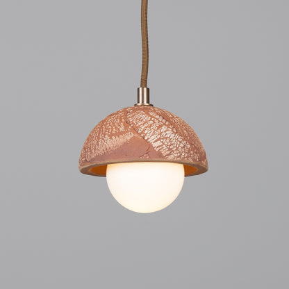 Suspension Ferox en petit dôme céramique 14 cm