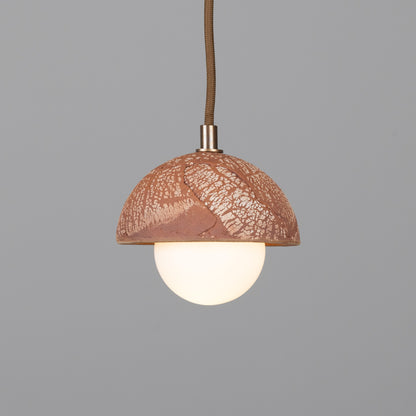 Suspension Ferox en petit dôme céramique 14 cm