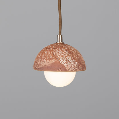 Suspension Ferox en petit dôme céramique 14 cm