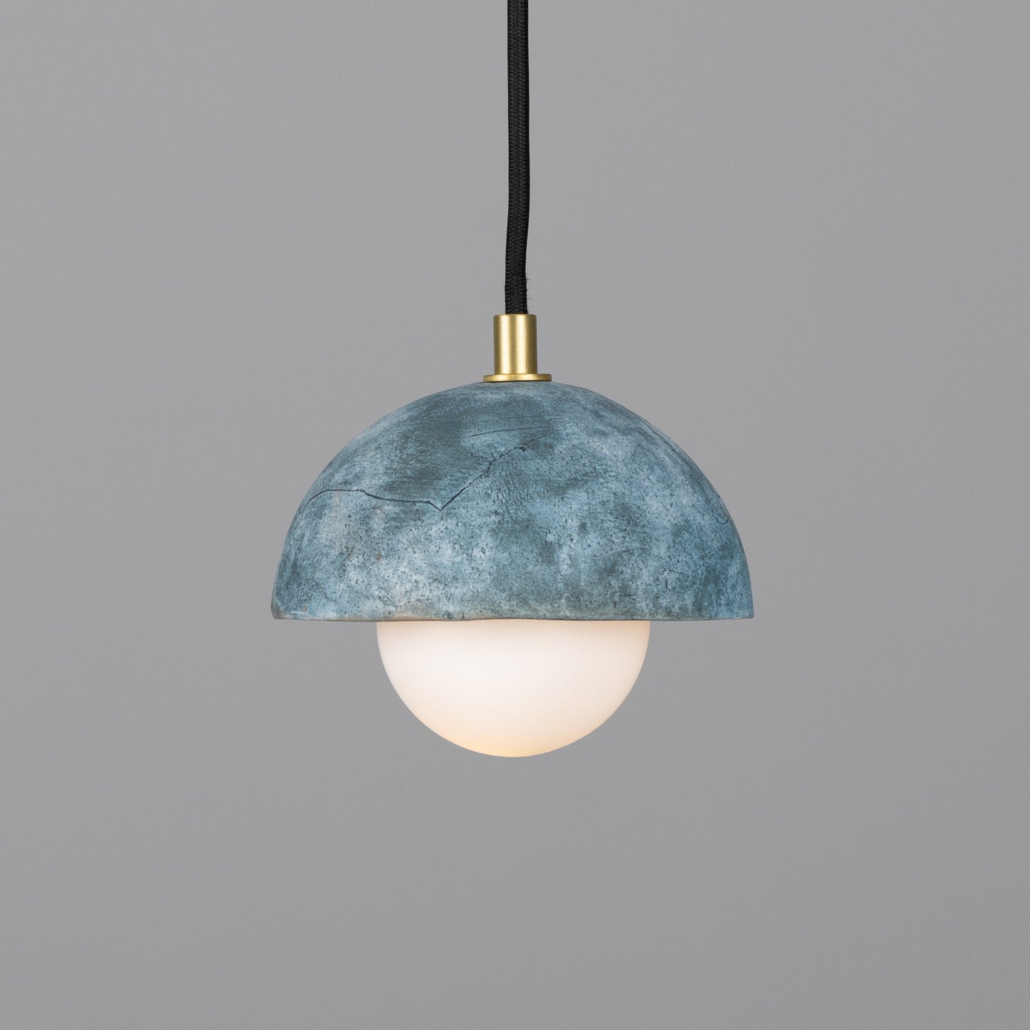 Suspension Ferox en petit dôme céramique 14 cm