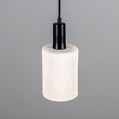 Senna Organic Ceramic Cylinder Pendant Light 12cm