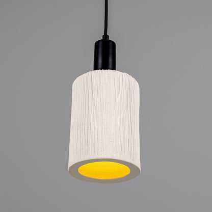 Senna Organic Ceramic Cylinder Pendant Light 12cm