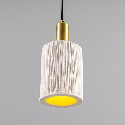 Senna Organic Ceramic Cylinder Pendant Light 12cm