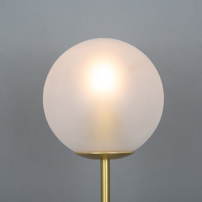 Lampe de table Zapp en verre céramique marbré