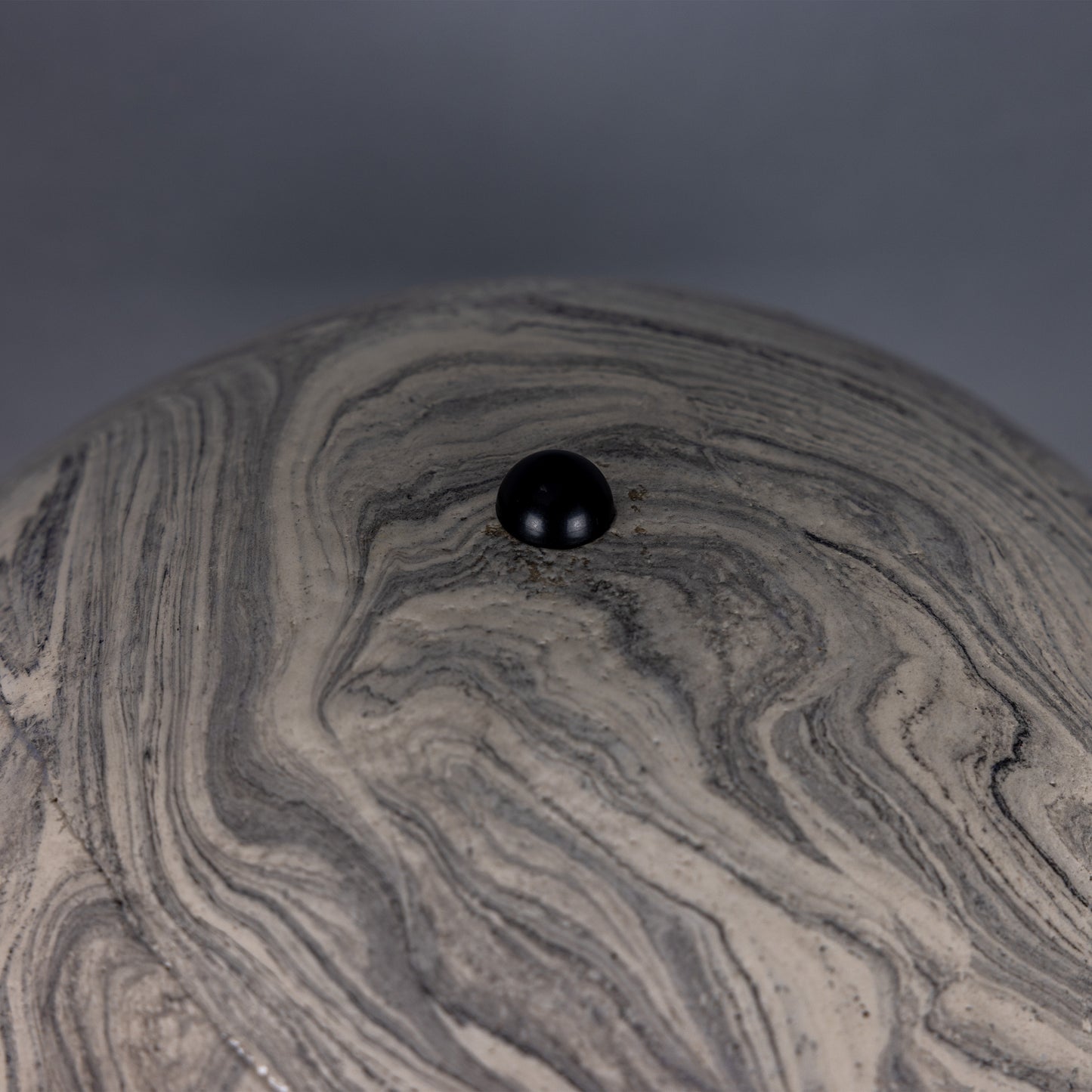 Lampe de table champignon en céramique marbrée Amanita