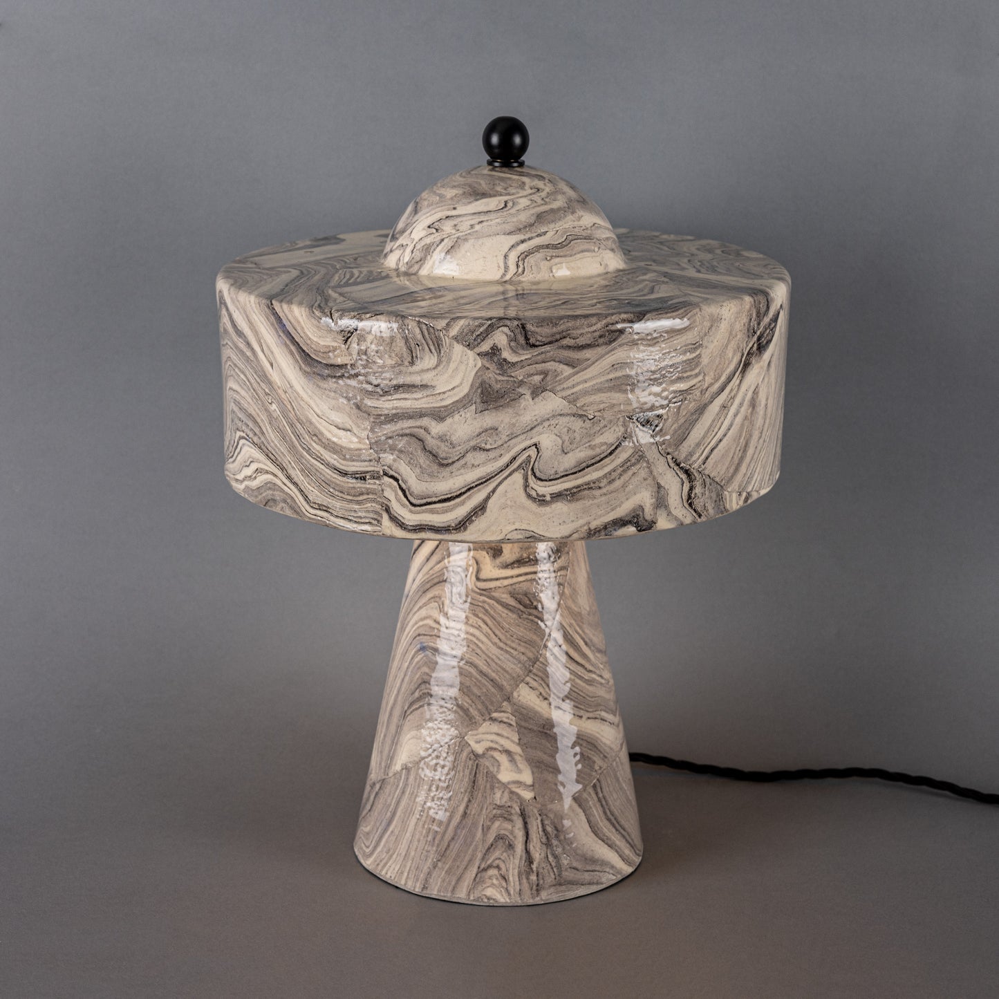 Lampe de table en céramique de Séville, style moderne du milieu du siècle