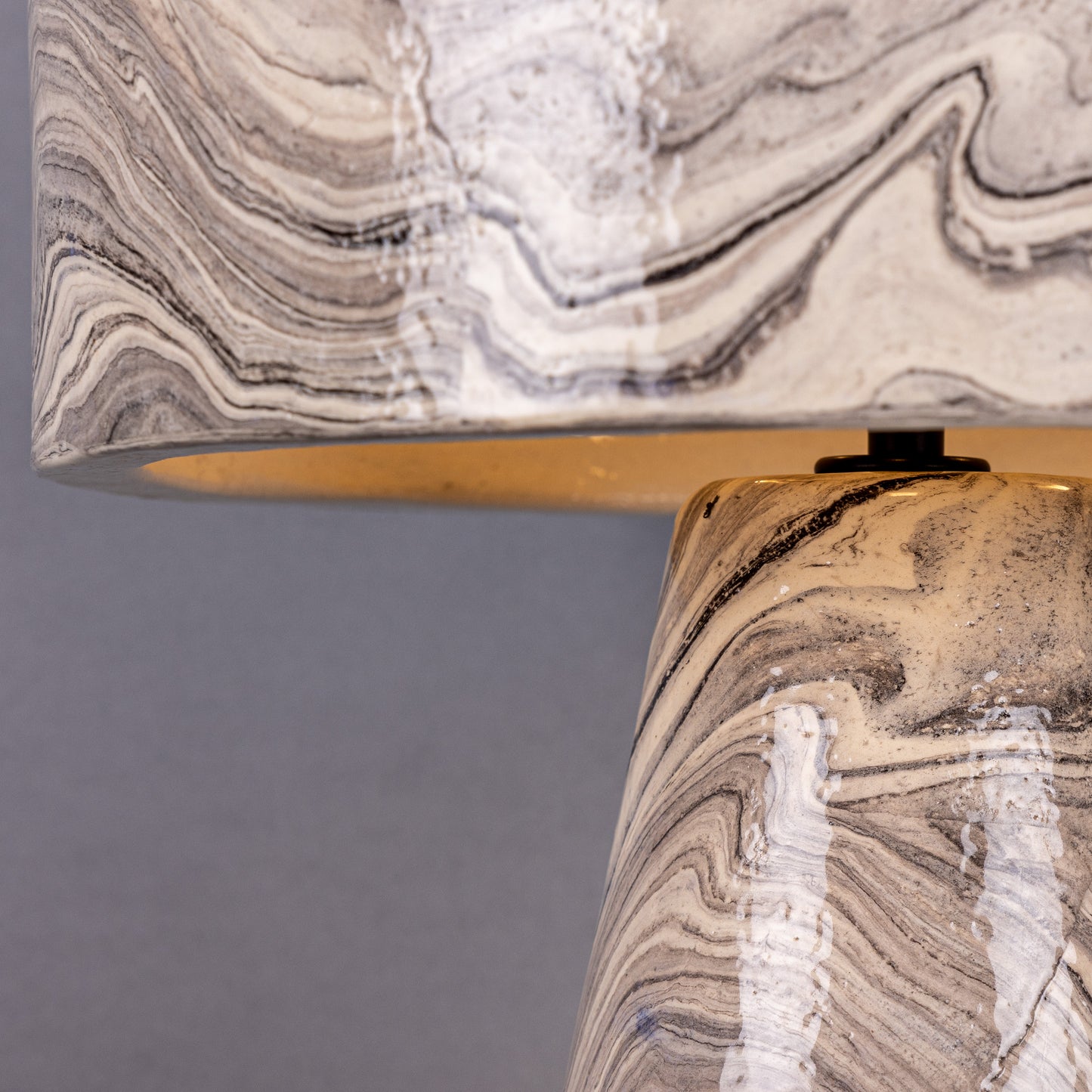 Lampe de table en céramique de Séville, style moderne du milieu du siècle