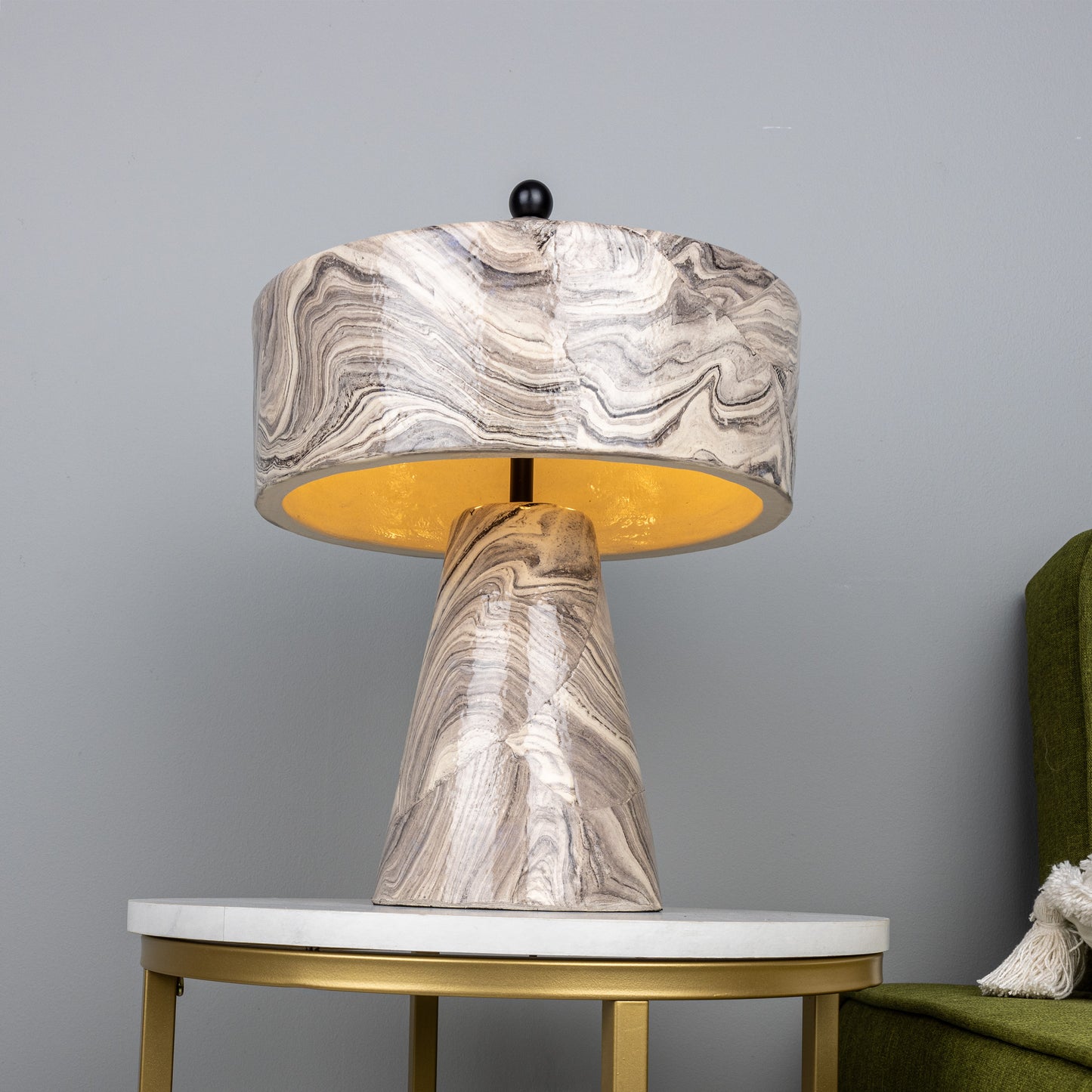 Lampe de table en céramique de Séville, style moderne du milieu du siècle