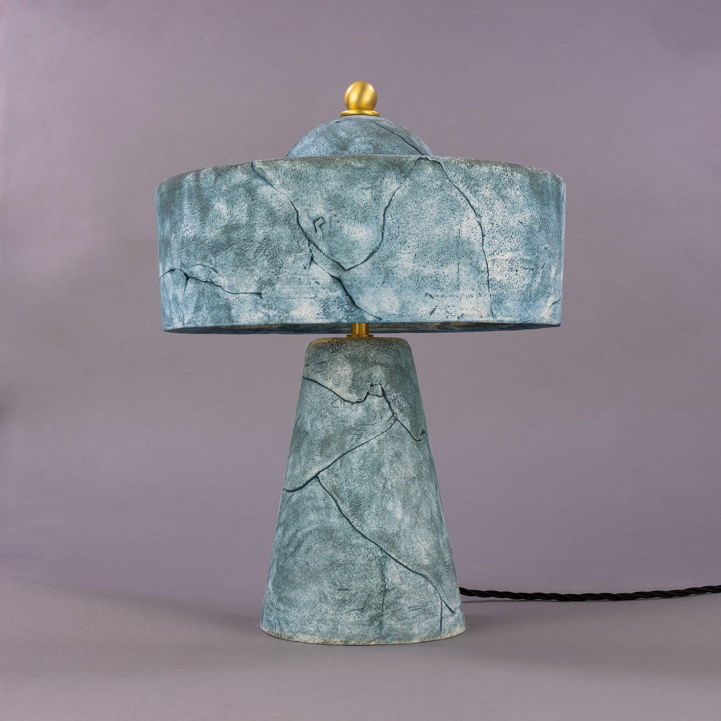 Lampe de table en céramique de Séville, style moderne du milieu du siècle