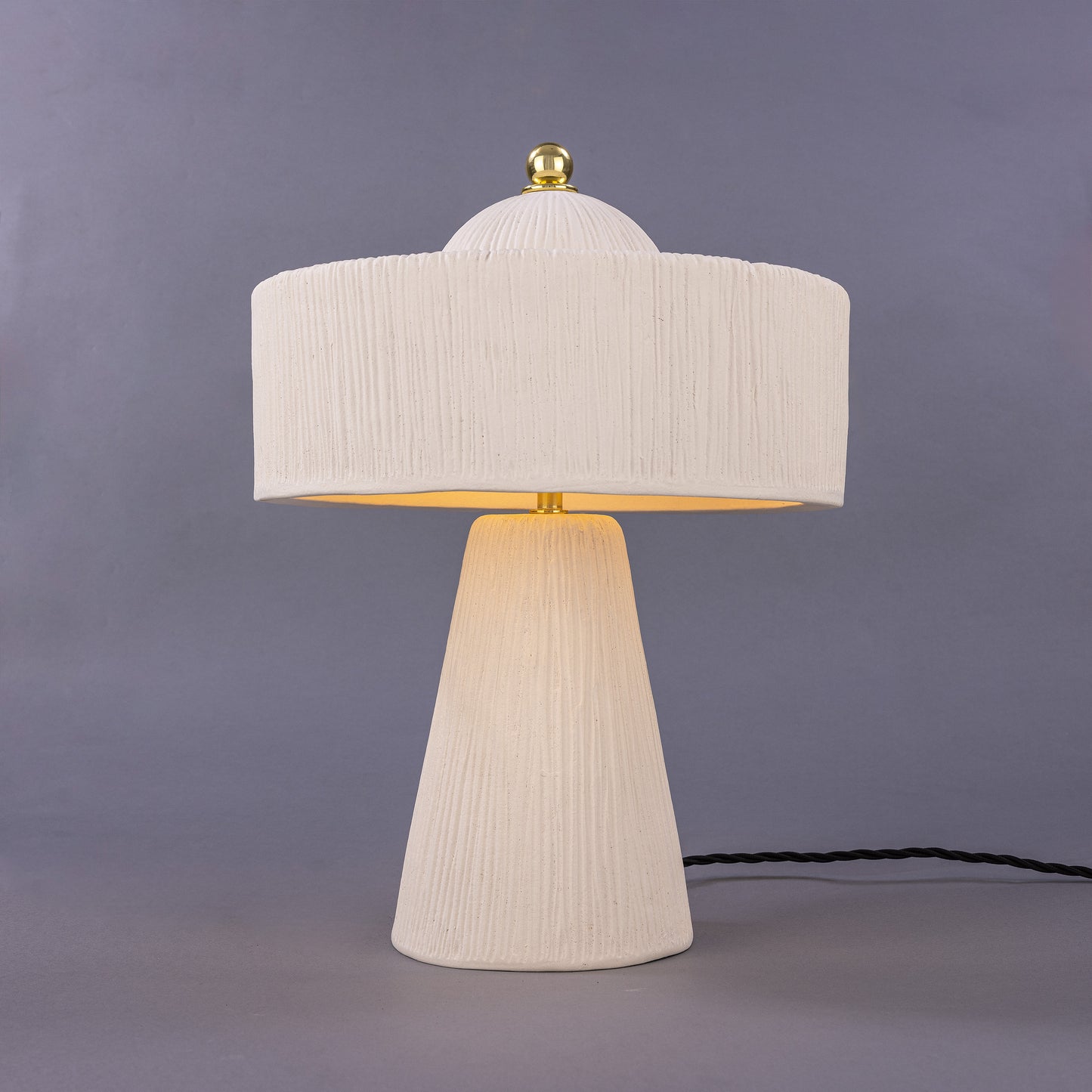 Lampe de table en céramique de Séville, style moderne du milieu du siècle