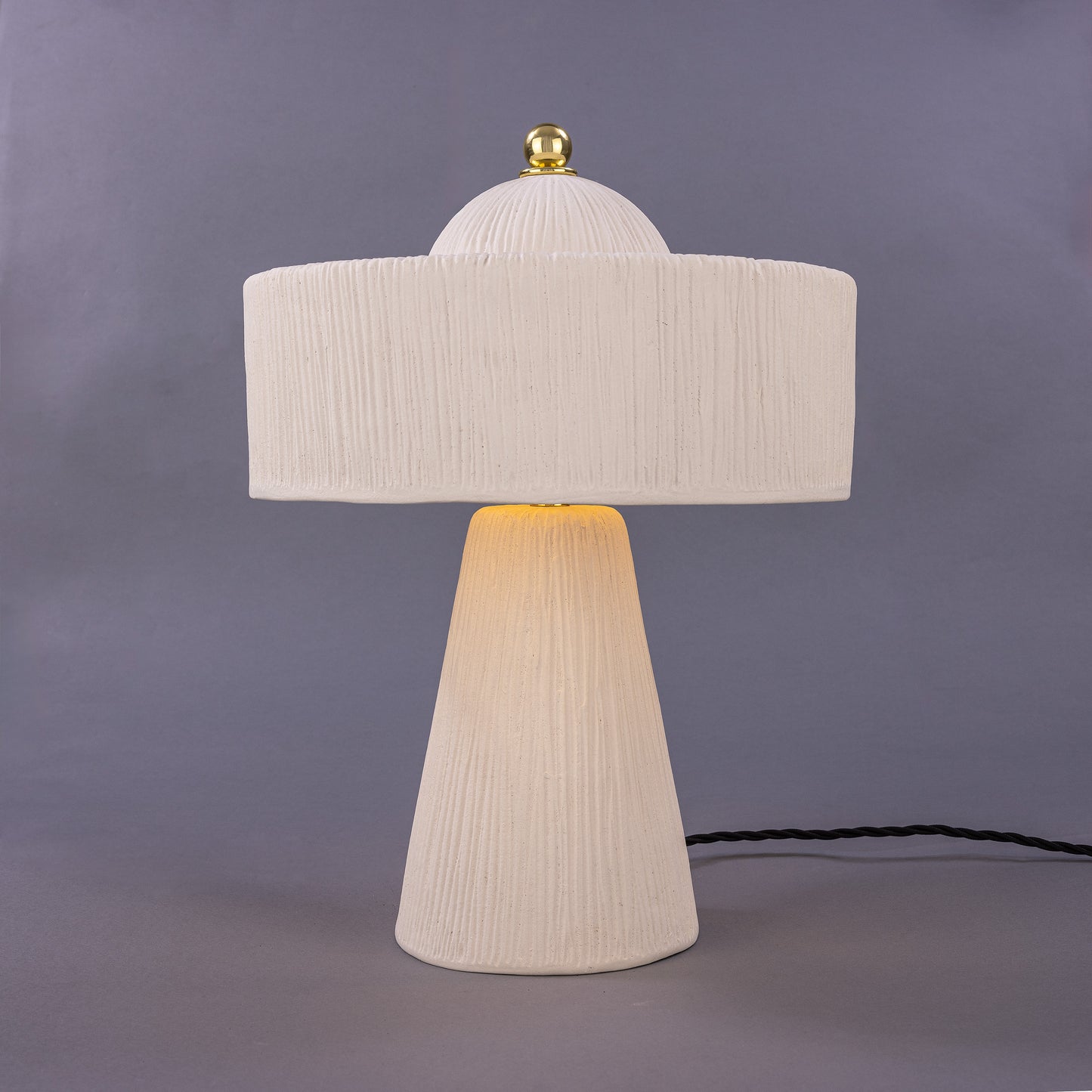 Lampe de table en céramique de Séville, style moderne du milieu du siècle