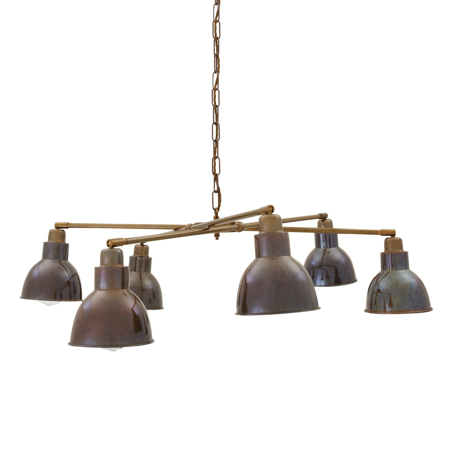 Lustre vintage à six bras Bridgetown