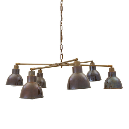 Lustre vintage à six bras Bridgetown