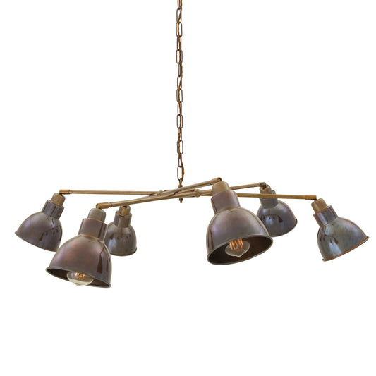 Lustre vintage à six bras Bridgetown