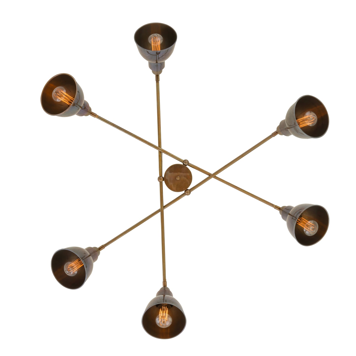 Lustre vintage à six bras Bridgetown