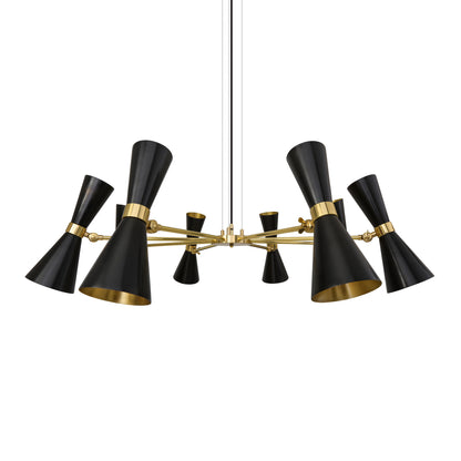 Lustre du Caire, style Mid-Century, à huit bras