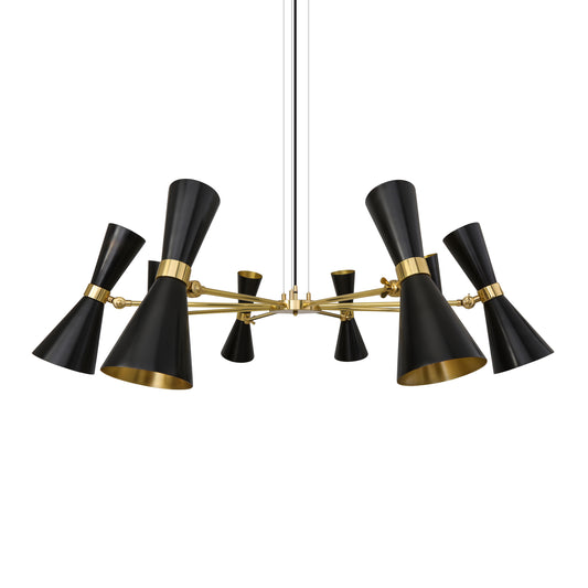 Lustre du Caire, style Mid-Century, à huit bras
